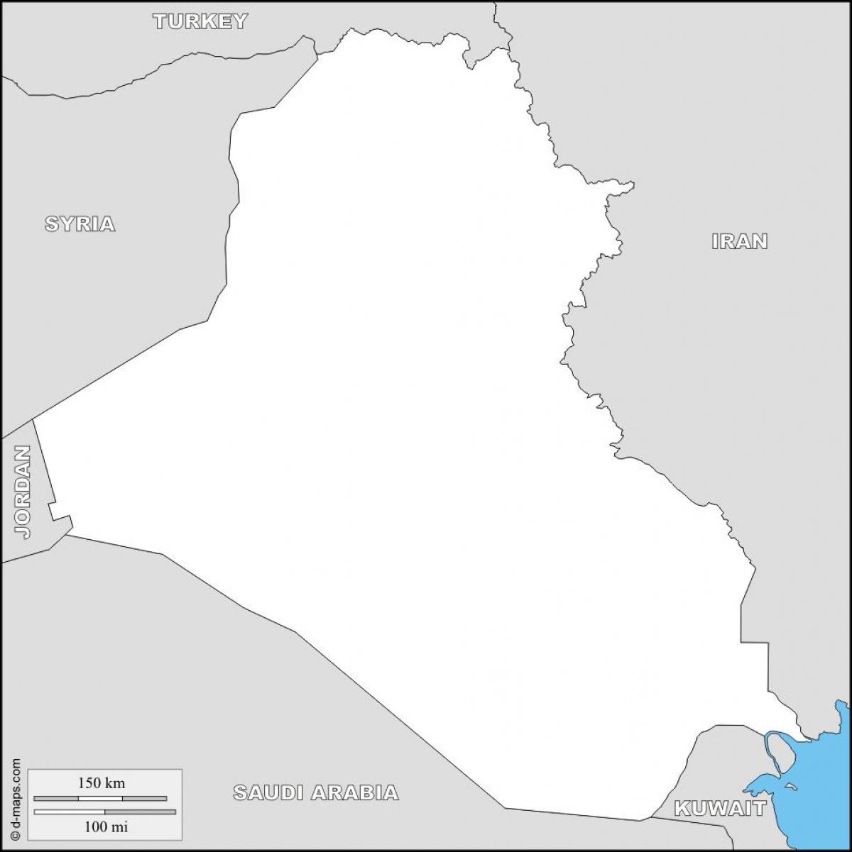 Mapa Irakeko hutsik