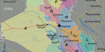 Mapa Irakeko eskualde