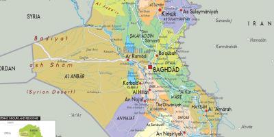 Irakeko hiri mapa