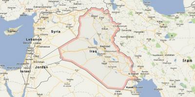 Mapa Irakeko